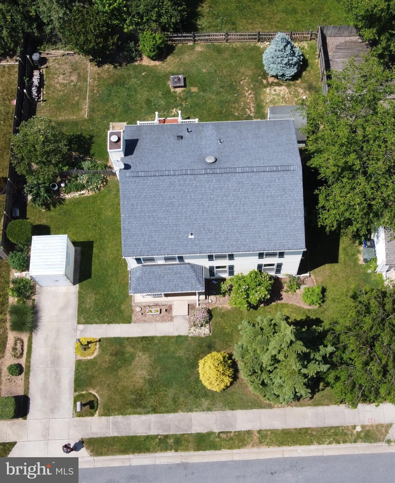 1203 Conewago Drive Frederick, MD 21702 - Photo 22 of 24 an aerial view of a house with a yard basket ball court and outdoor seating
