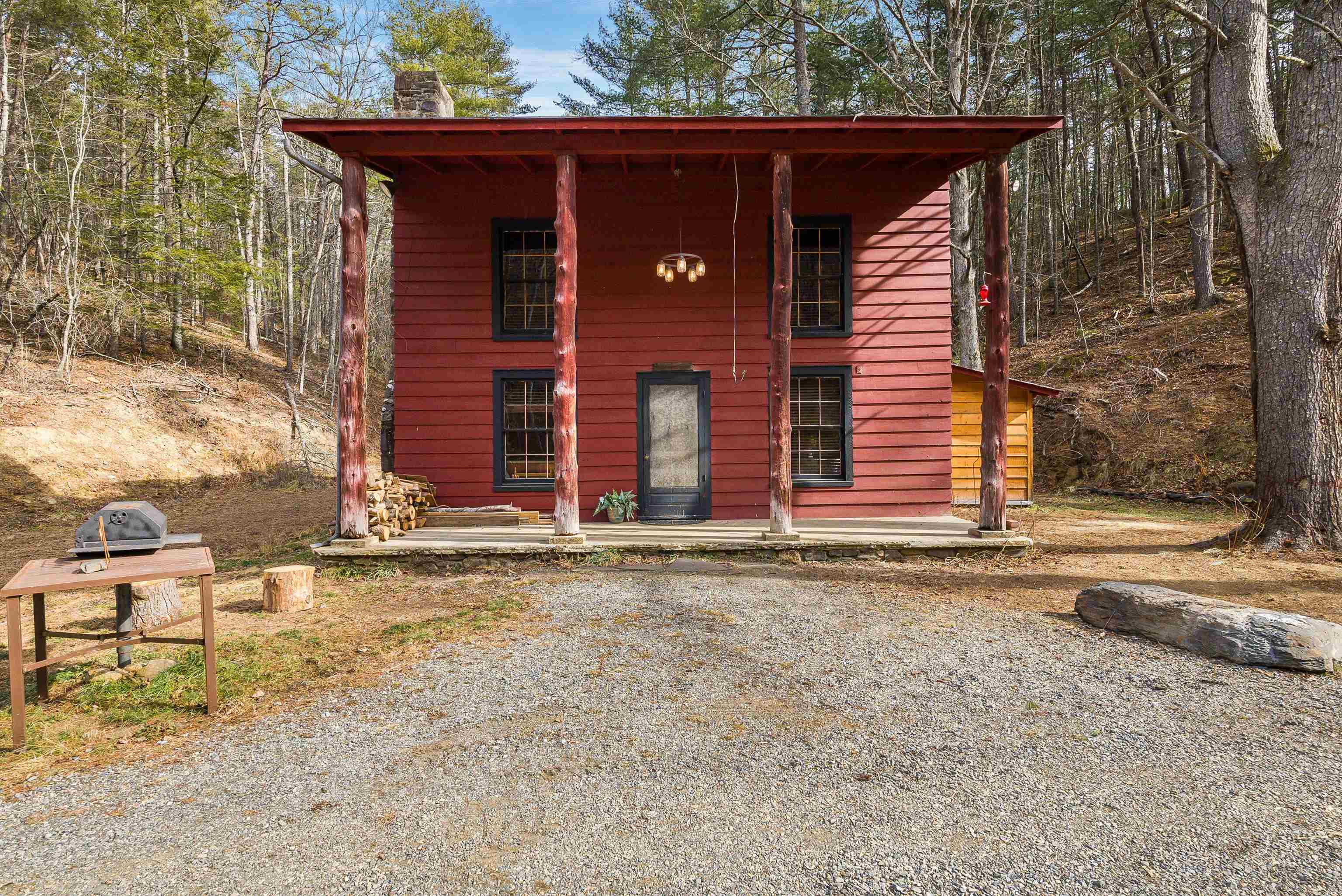 595 Deerfield Valley Road West Augusta, VA 24485 - Photo 2 of 71 a front view of a house with garden