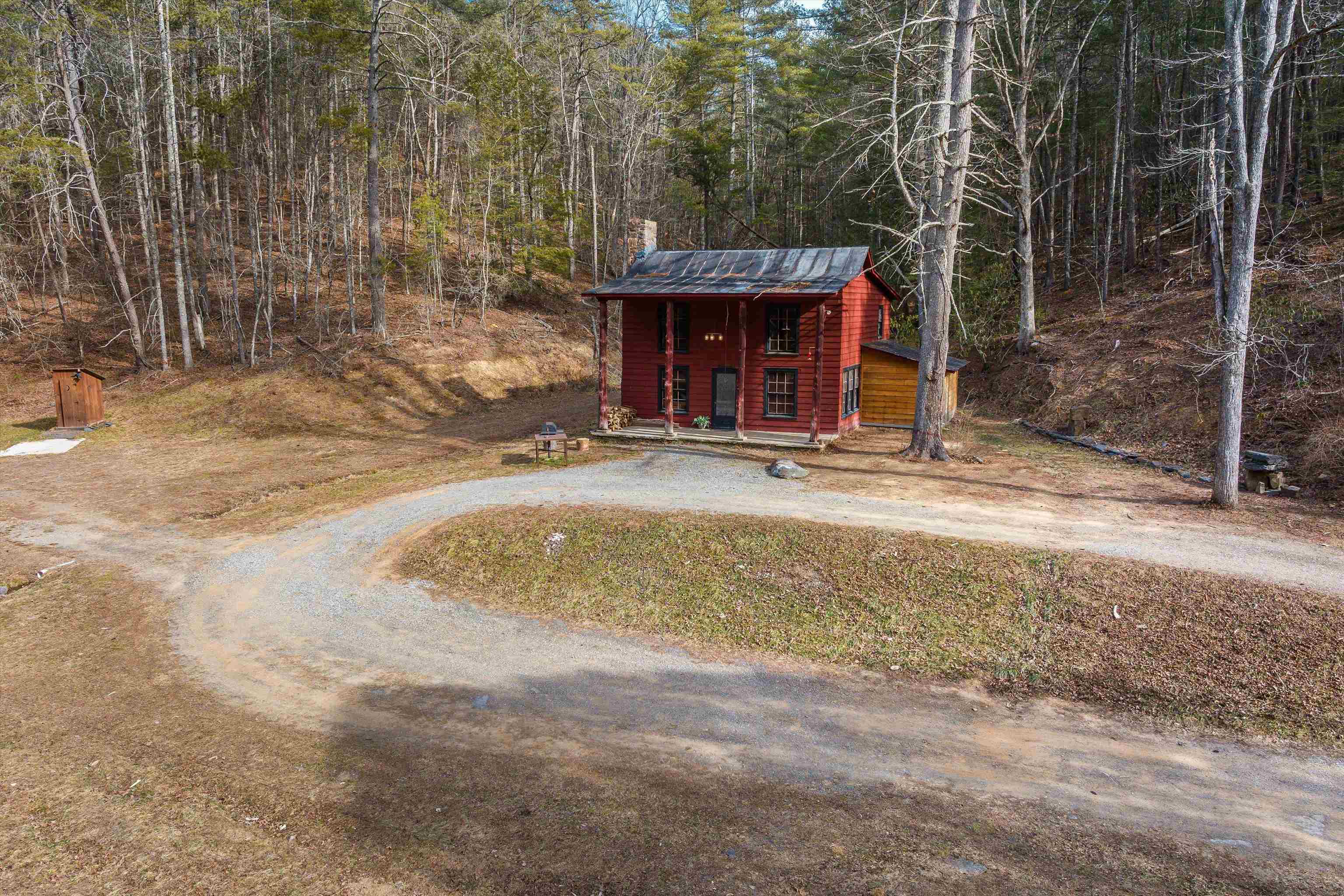 595 Deerfield Valley Road West Augusta, VA 24485 - Photo 3 of 71 a view of a house with a yard and sitting area