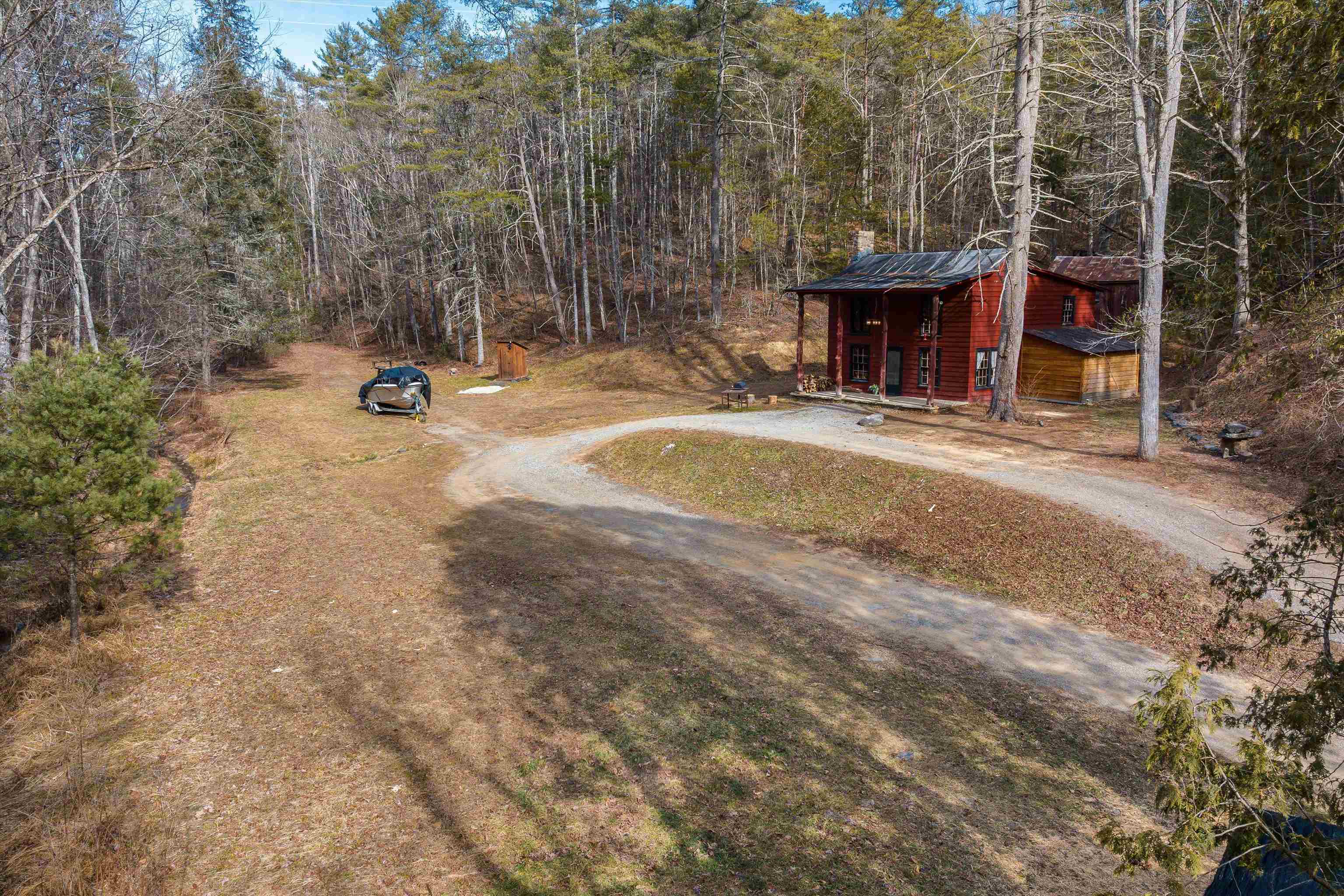 595 Deerfield Valley Road West Augusta, VA 24485 - Photo 6 of 71 a view of a house with backyard and tree