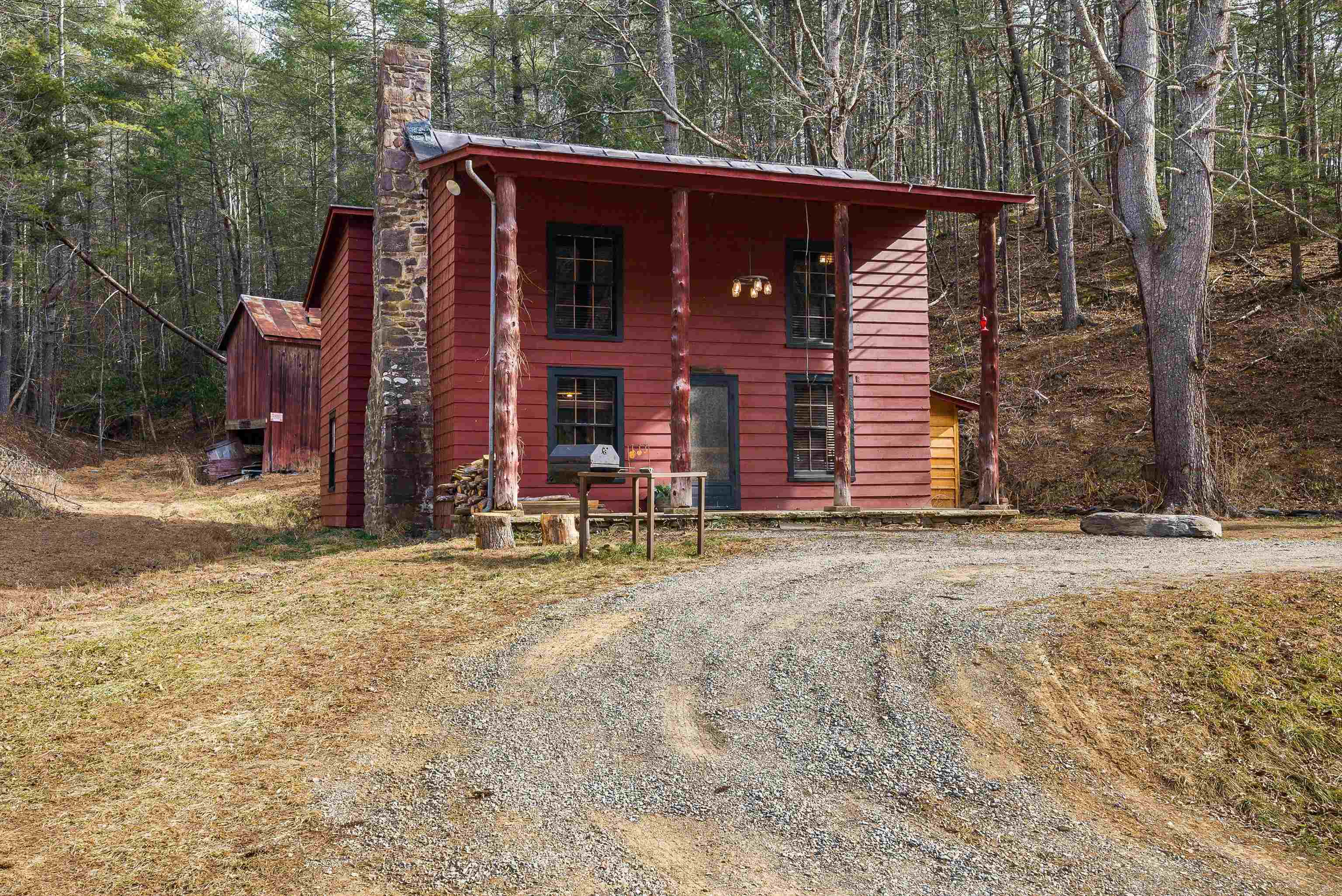 595 Deerfield Valley Road West Augusta, VA 24485 - Photo 7 of 71 a view of a house with wooden fence