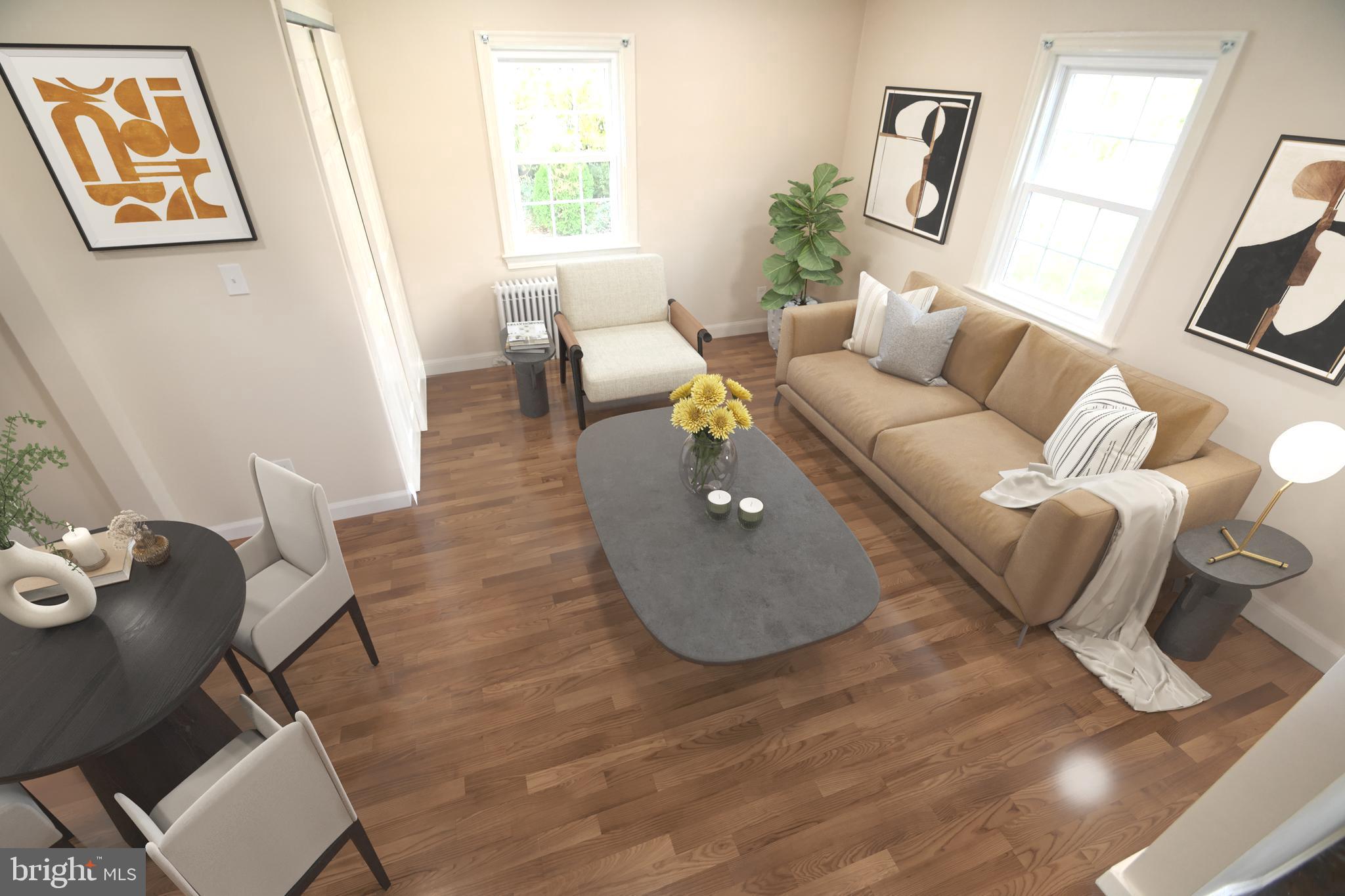 8904 Flower Avenue Silver Spring, MD 20901 - Photo 6 of 12 Living Room with Hard Wood floors