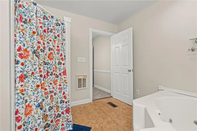 a view of a room with shelf