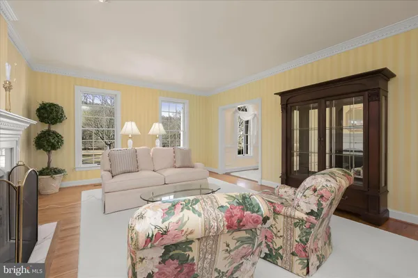 a view of kitchen with furniture and a window