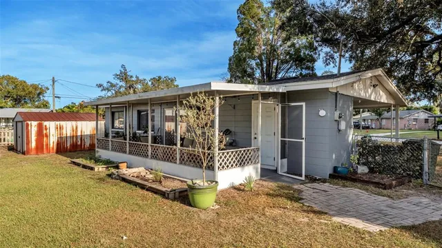 a view of balcony with furniture