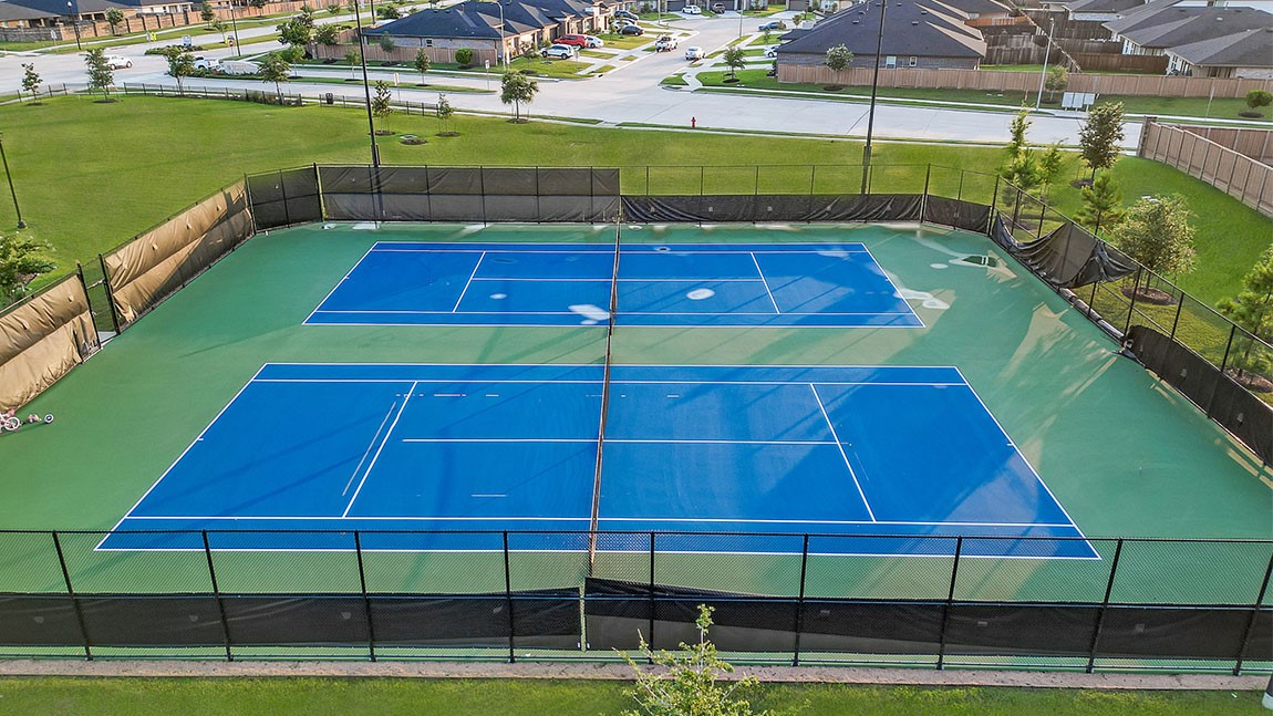 31306 Mila Cove Fulshear, TX 77441 - Photo 35 of 48 a view of a tennis court