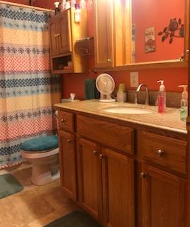 60 Mill Street Rimersburg, PA 16248 - Photo 11 of 17 a bathroom with a sink a toilet and a shower