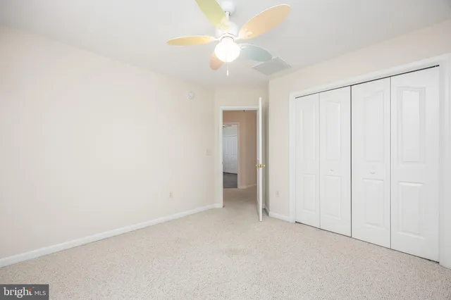 a view of an empty room