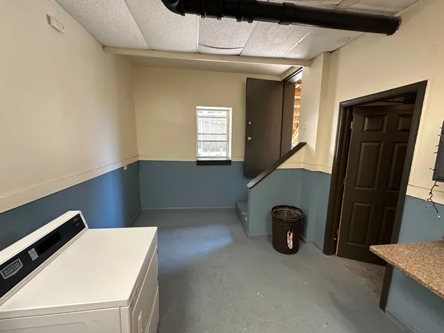 a view of storage and utility room with stuff