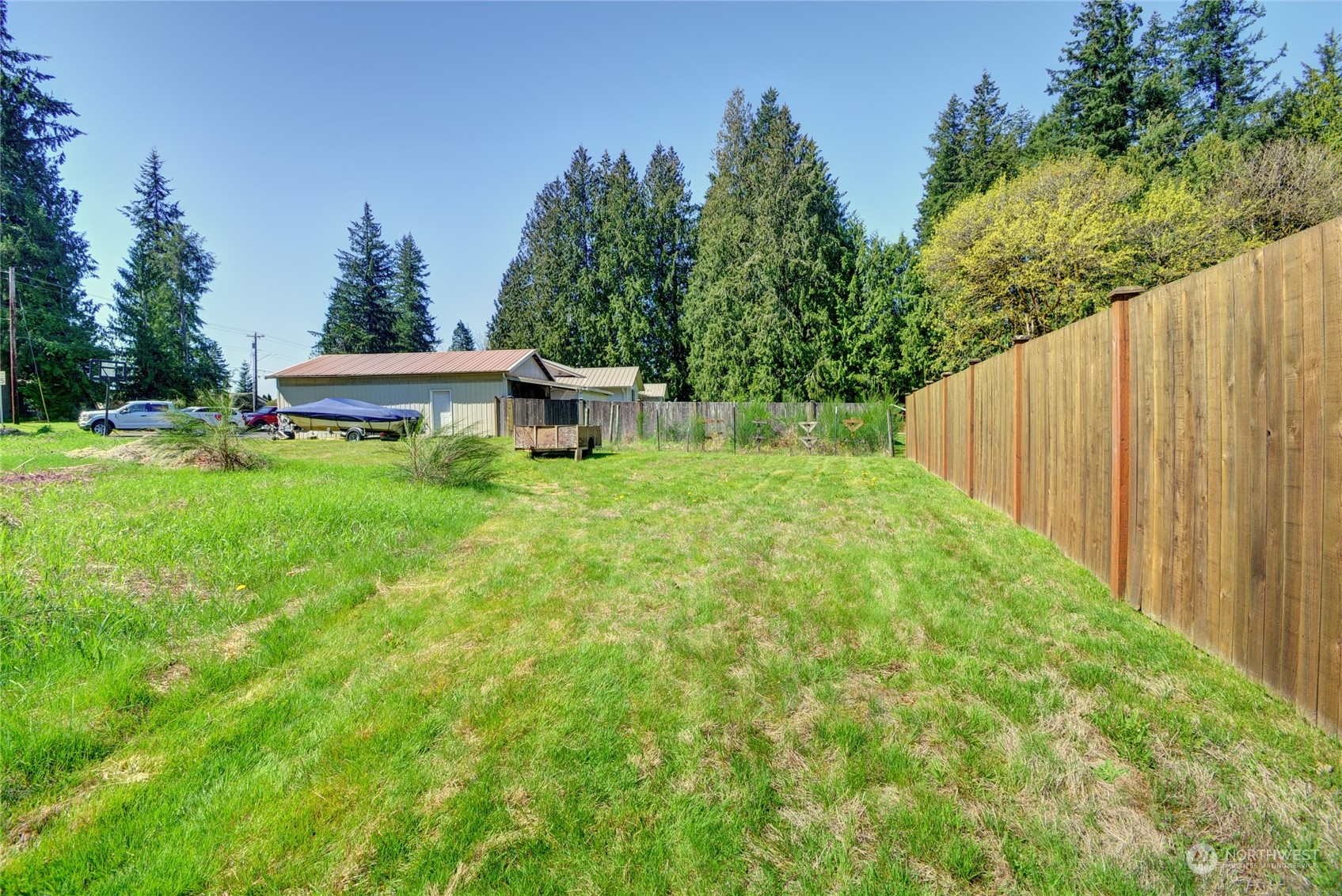 21405 Calhoun Road Monroe, WA 98272 - Photo 8 of 36 a view of a backyard with sitting area