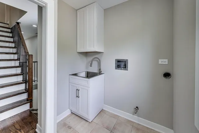 a room with storage and utility