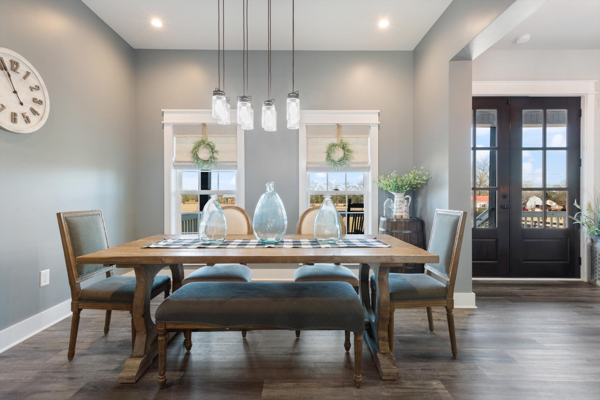 2114 Longview Road Rockvale, TN 37153 - Photo 20 of 48 a dining room with furniture and wooden floor
