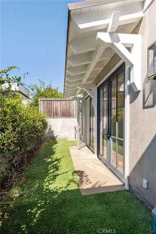 a view of swimming pool with seating space