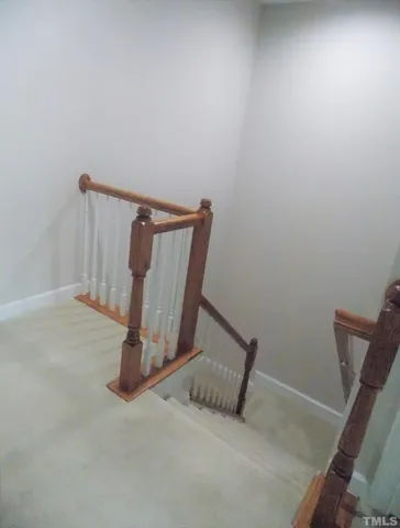 a view of a closet with storage