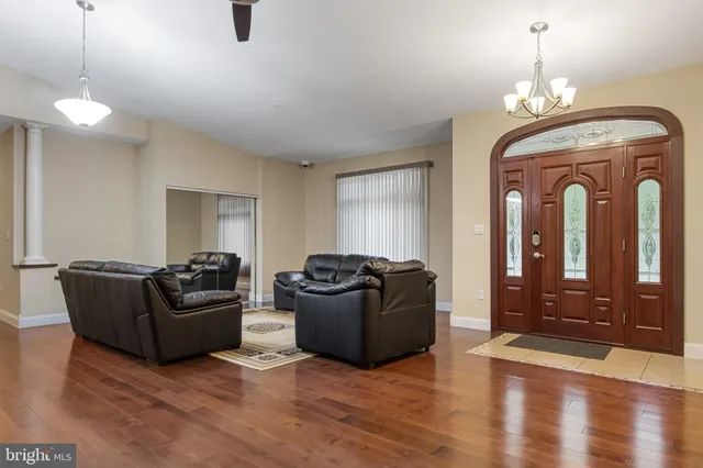 a kitchen with a sink and a microwave