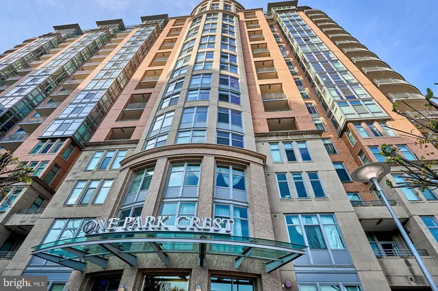 a front view of a building