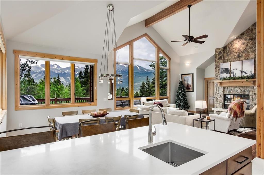 15 Rounds Road Breckenridge, CO 80424 - Photo 15 of 34 a large kitchen with a large window and stainless steel appliances