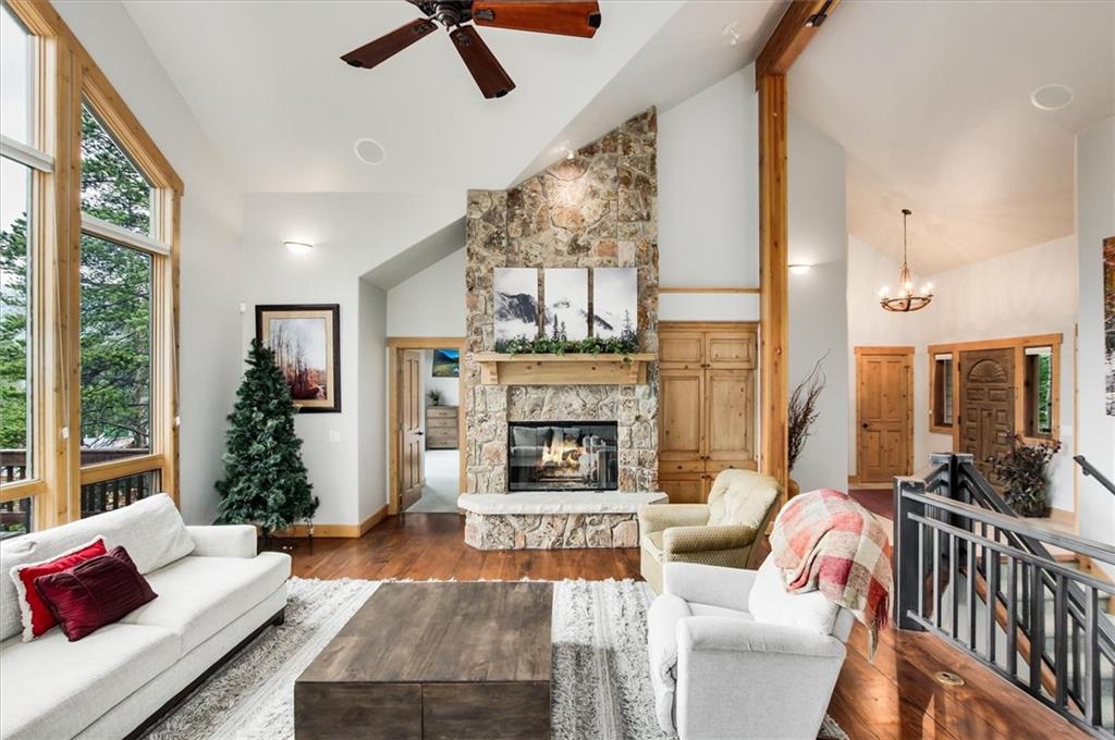 15 Rounds Road Breckenridge, CO 80424 - Photo 6 of 34 a living room with furniture fireplace and flat screen tv