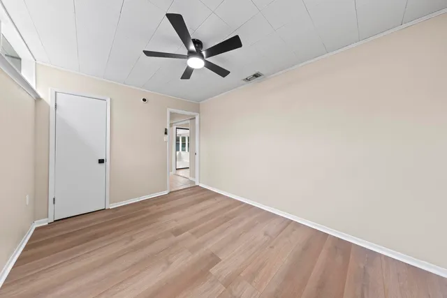 wooden floor in an empty room