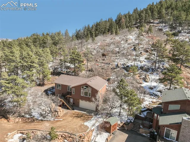 a view of a lake with a mountain