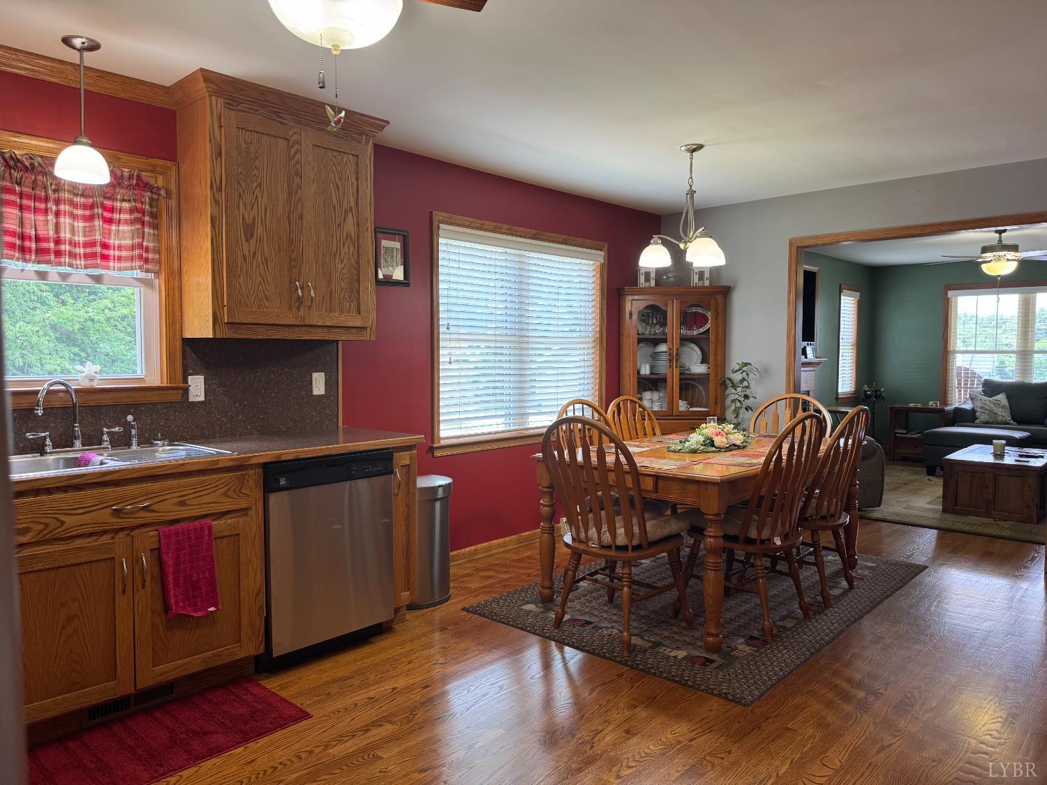 166 Dutch Lane Appomattox, VA 24522 - Photo 5 of 31 a view of a dining room with furniture window and wooden floor