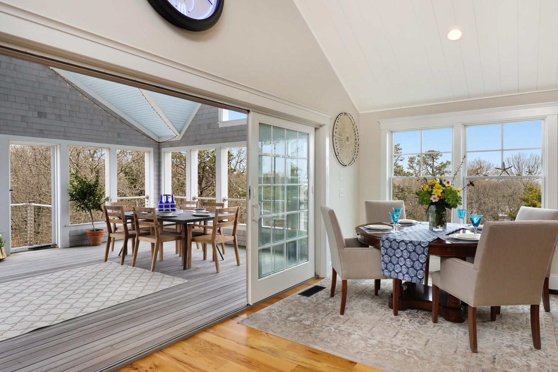 18 Snow Shore Road Orleans, MA 02653 - Photo 20 of 61 a view of a dining room with furniture window and outside view