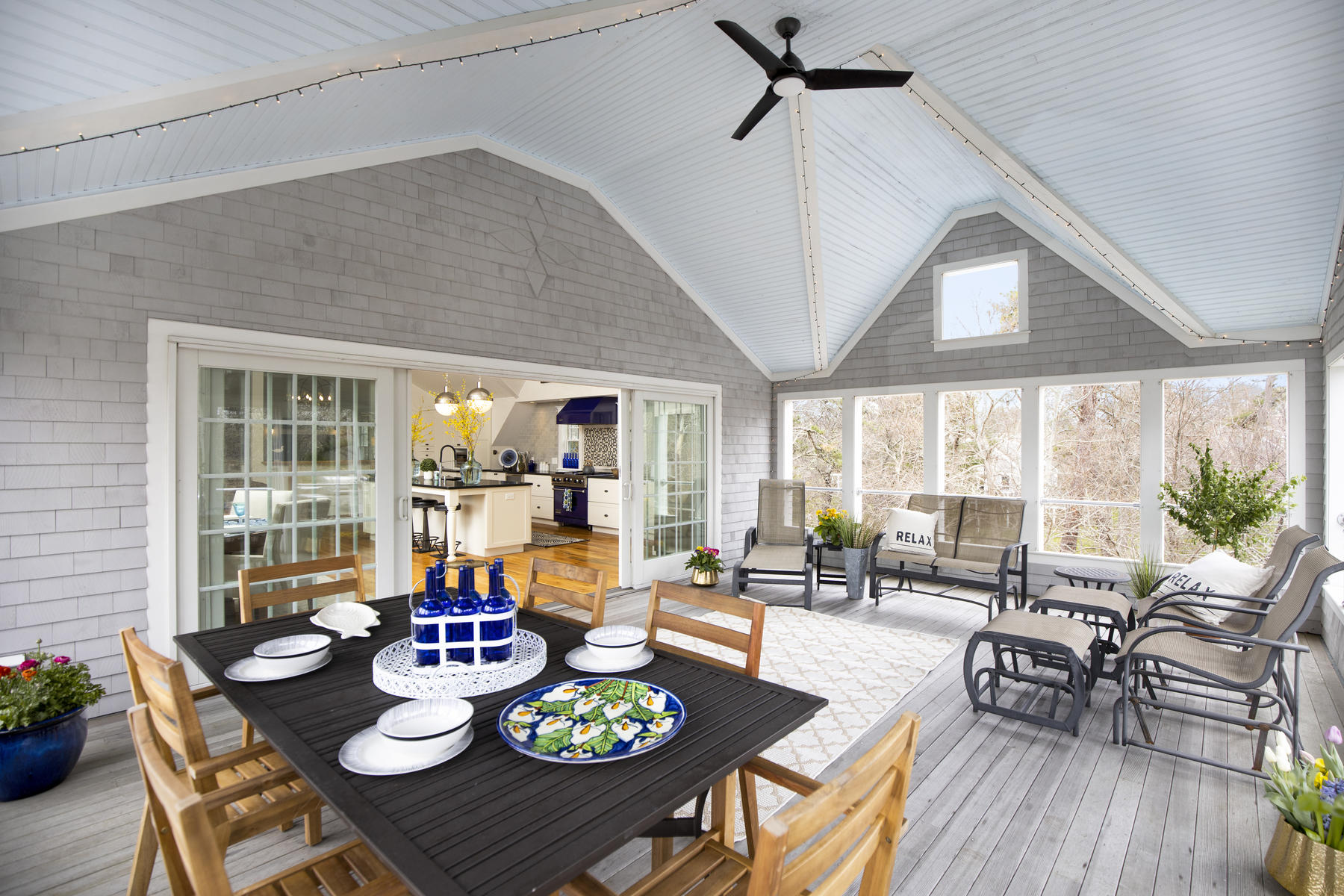18 Snow Shore Road Orleans, MA 02653 - Photo 21 of 61 a open dining room with furniture window and wooden floor