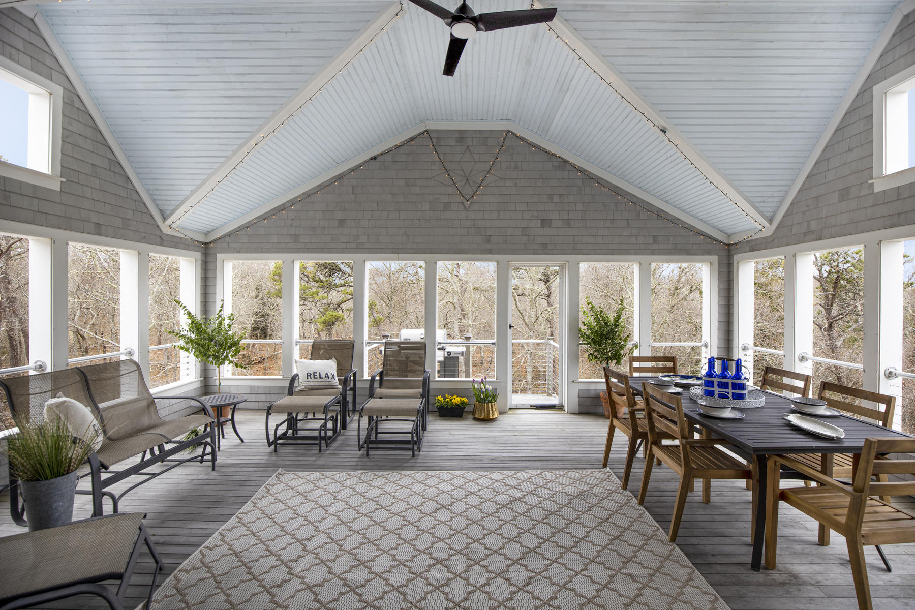18 Snow Shore Road Orleans, MA 02653 - Photo 24 of 61 a living room with furniture and a large window