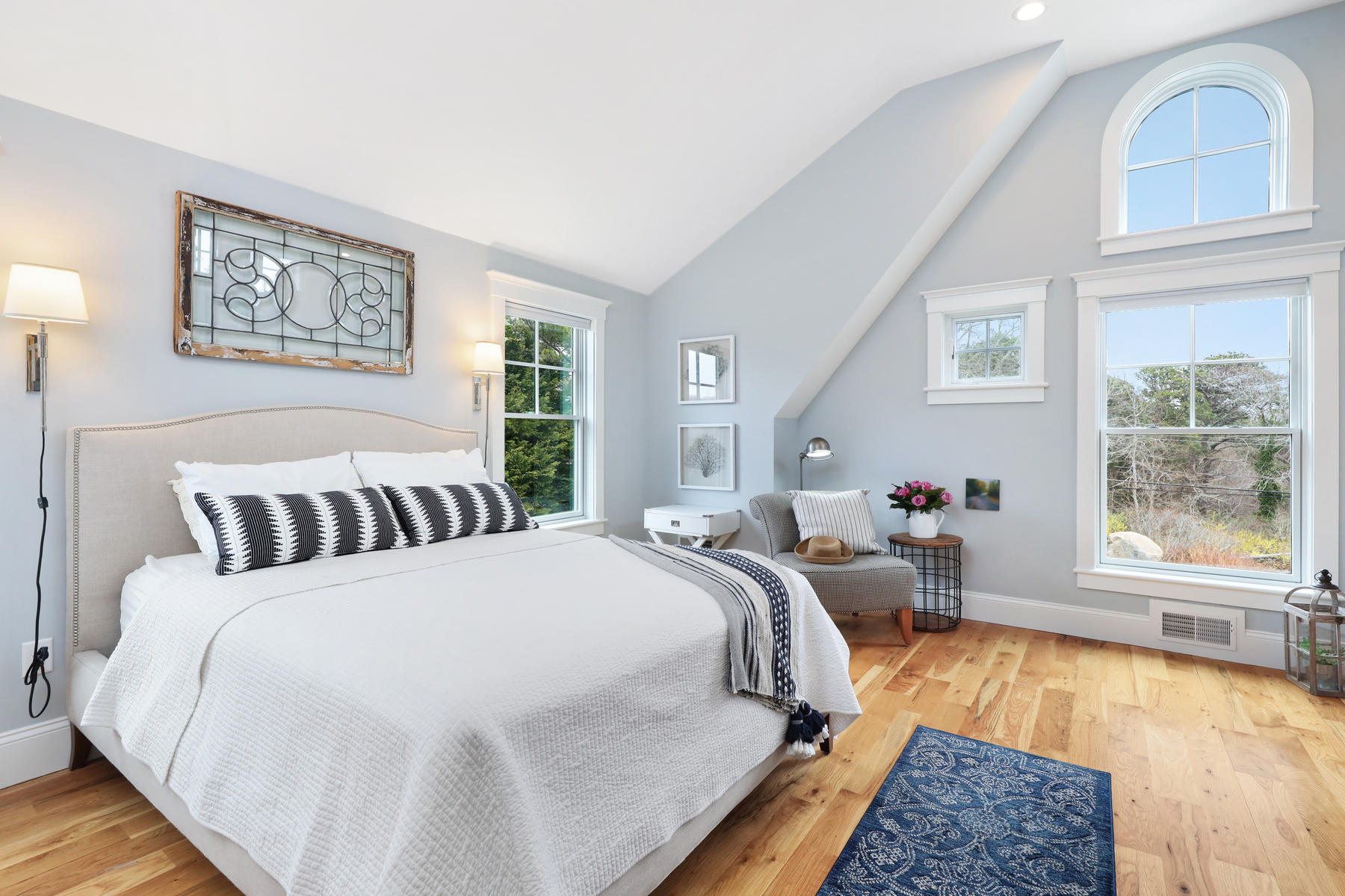 18 Snow Shore Road Orleans, MA 02653 - Photo 32 of 61 a bed room with a bed and a large window