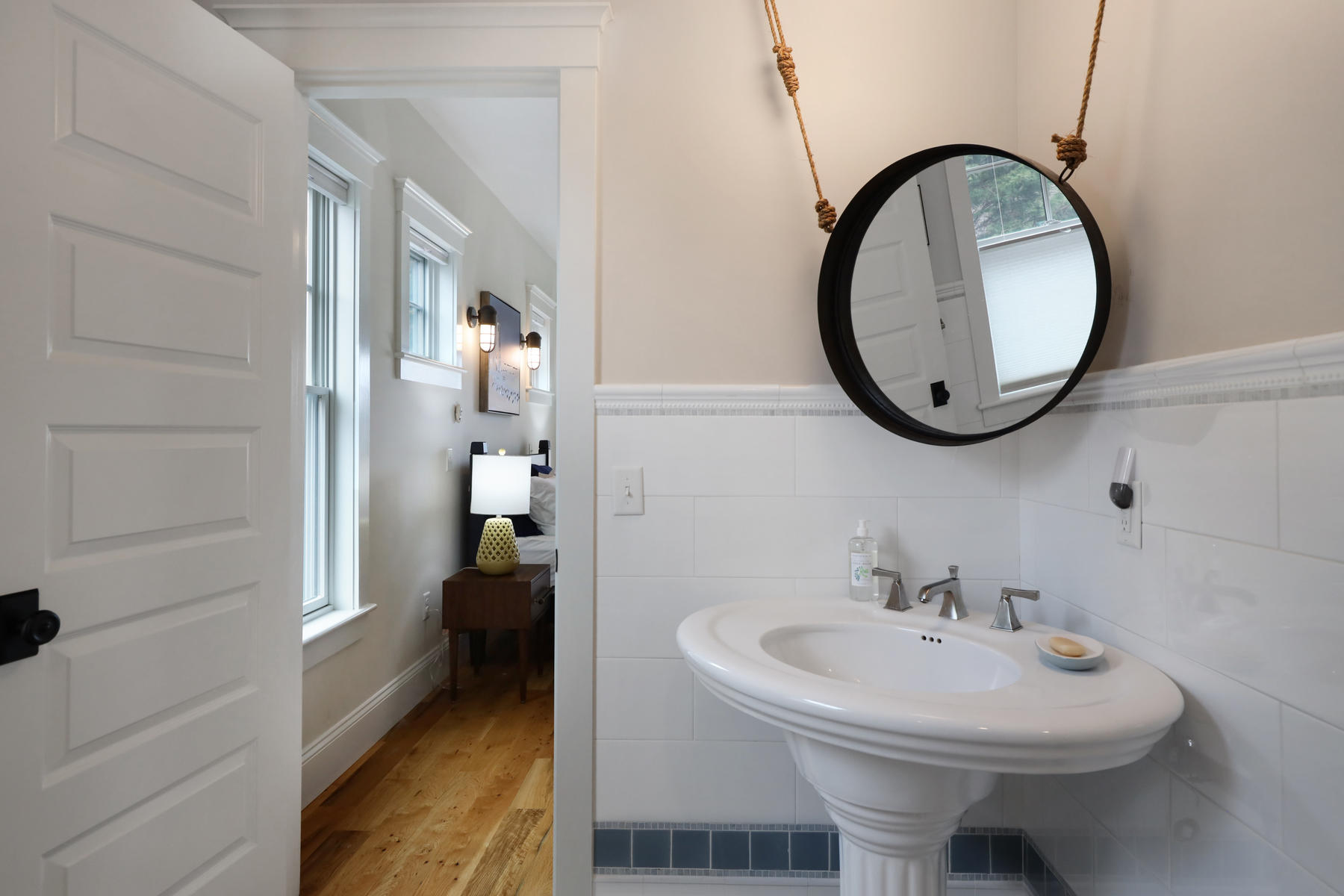 18 Snow Shore Road Orleans, MA 02653 - Photo 39 of 61 a bathroom with a sink a toilet and a mirror