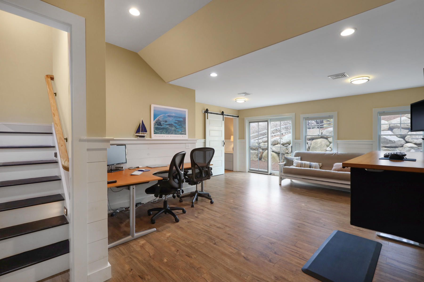 18 Snow Shore Road Orleans, MA 02653 - Photo 50 of 61 a living room with furniture and a wooden floor