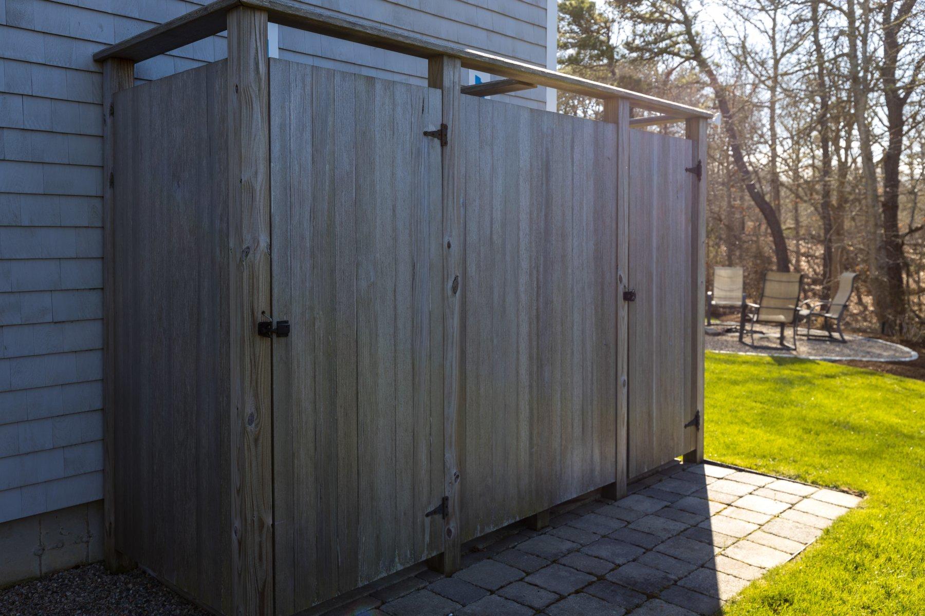 18 Snow Shore Road Orleans, MA 02653 - Photo 56 of 61 Oversized Double Outdoor Shower