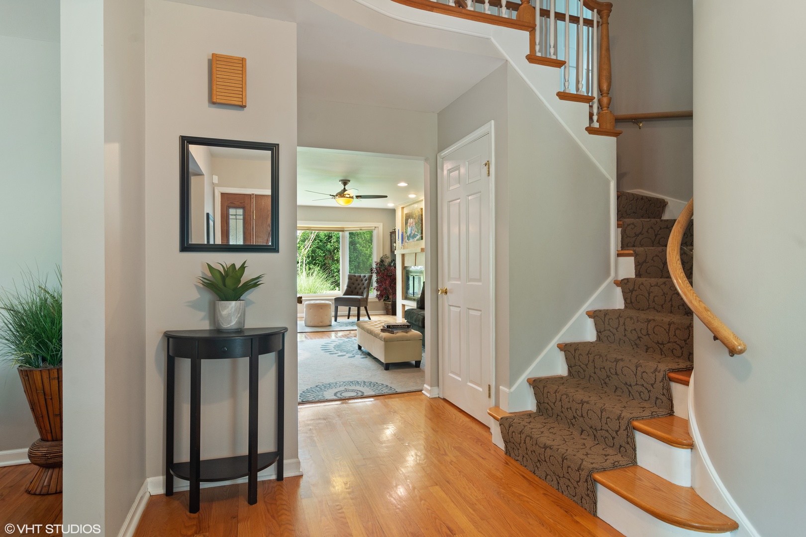 4 Burning Tree Road Rolling Meadows, IL 60008 - Photo 3 of 31 a view of entryway and hall with wooden floor