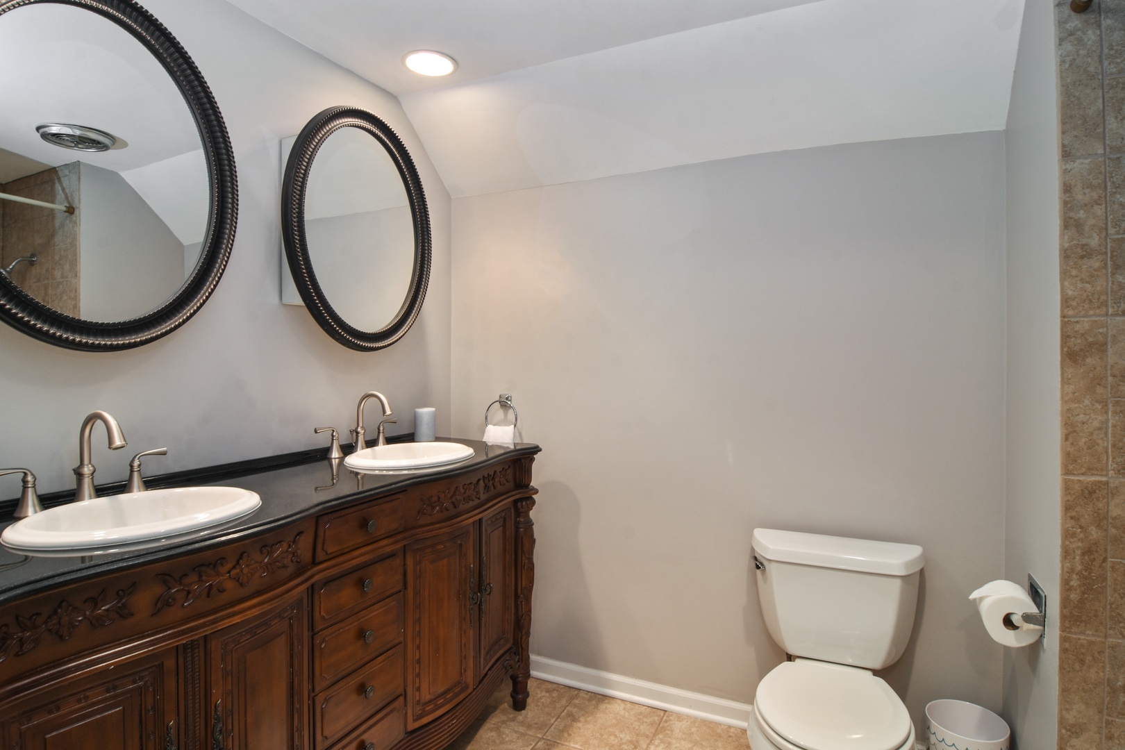 4 Burning Tree Road Rolling Meadows, IL 60008 - Photo 23 of 31 a bathroom with a toilet a sink and a mirror