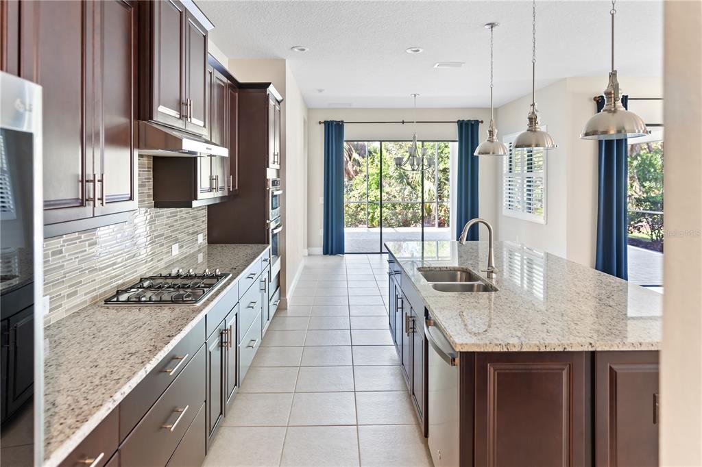 13017 Steinhatchee Loop Venice, FL 34293 - Photo 17 of 98 a kitchen with granite countertop a stove and a sink