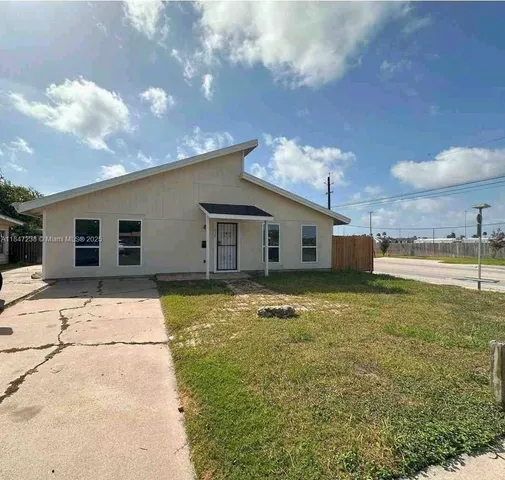 a backyard of a house