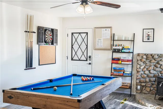 a room with musical instruments