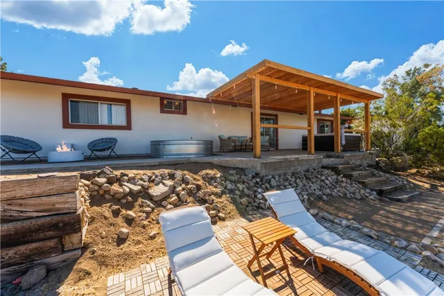 a view of balcony and patio