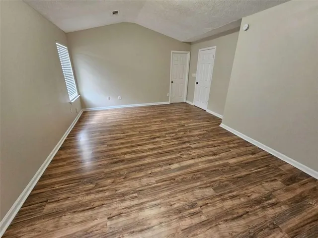 a view of wooden floor