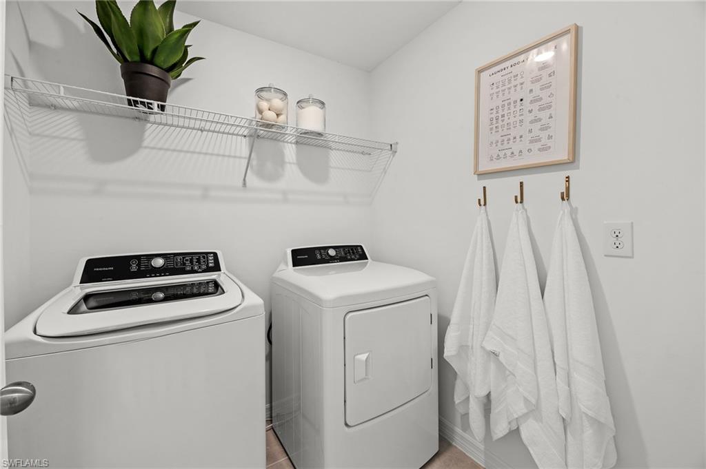 17251 Monte Isola Way North Fort Myers, FL 33917 - Photo 32 of 39 a utility room with dryer and washer