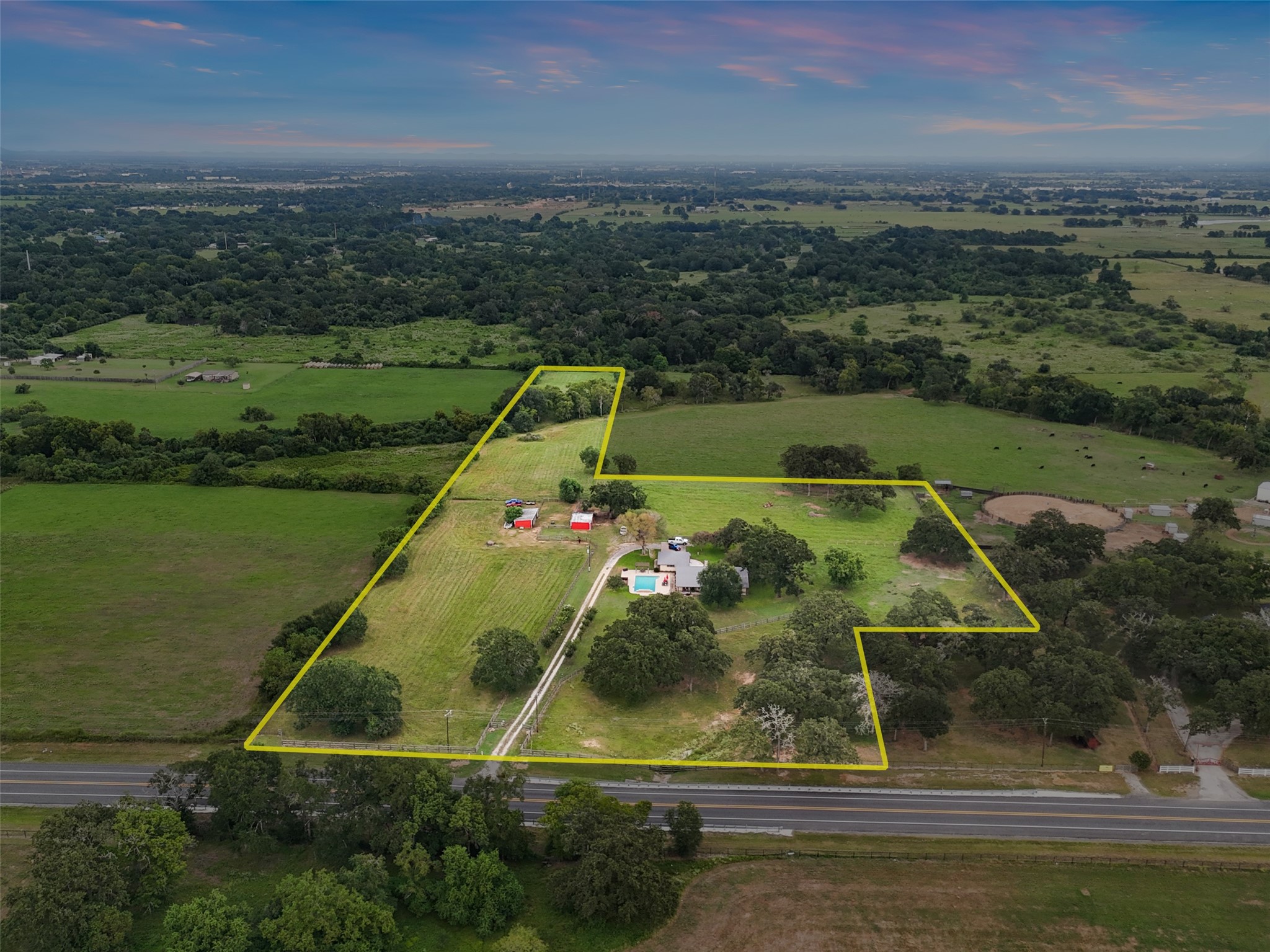 21348 Farm To Market 359 Hempstead, TX 77445 - Photo 2 of 48 an aerial view of a house