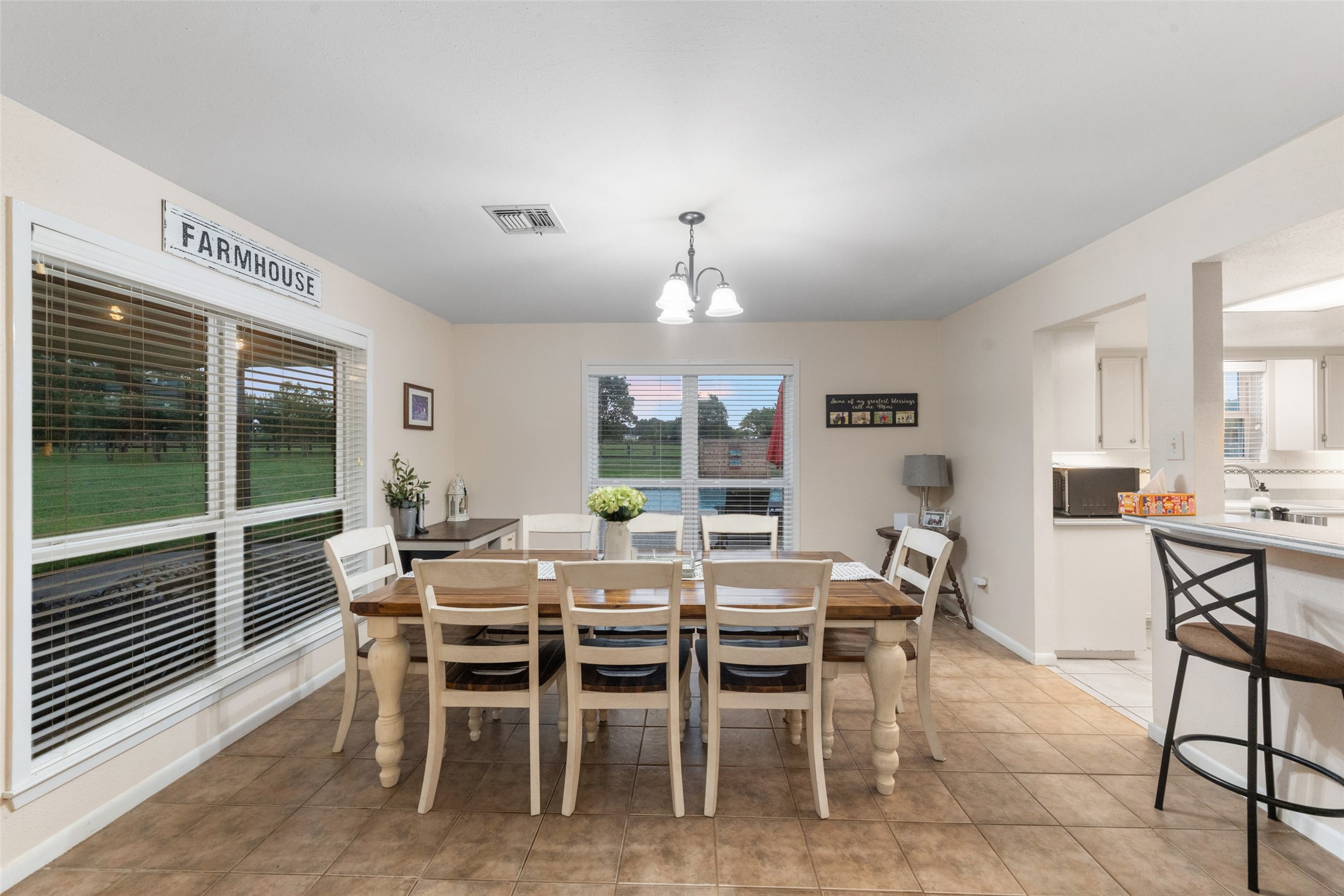 21348 Farm To Market 359 Hempstead, TX 77445 - Photo 10 of 48 a view of a dining room with furniture window and outside view