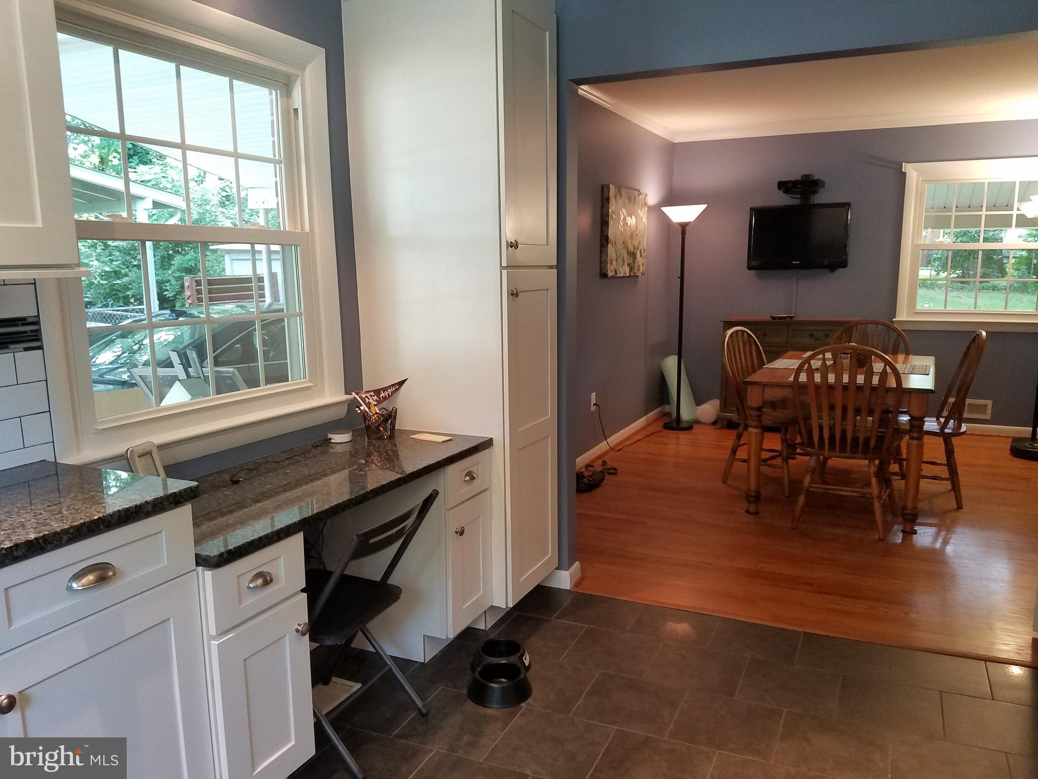kitchen & family room