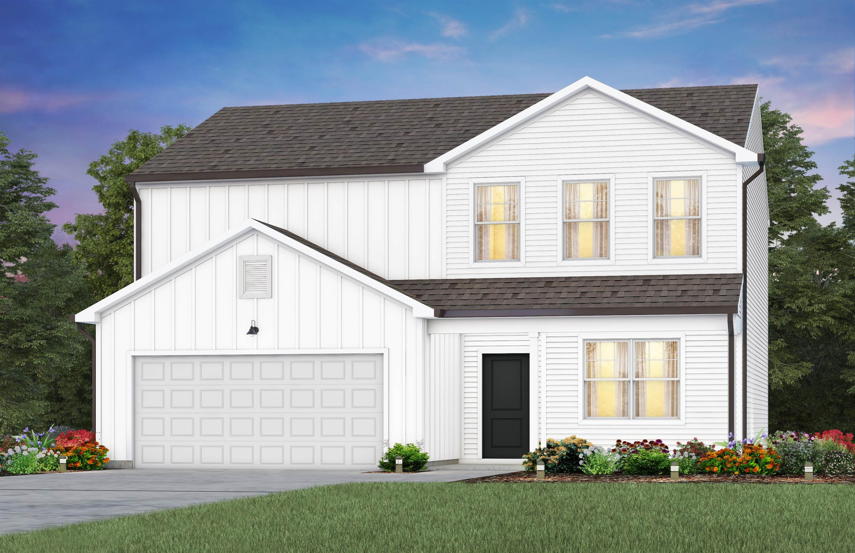 3500 Pinnacle Peak Drive Raleigh, NC 27604 - Photo 1 of 19 a front view of a house with a garden and plants