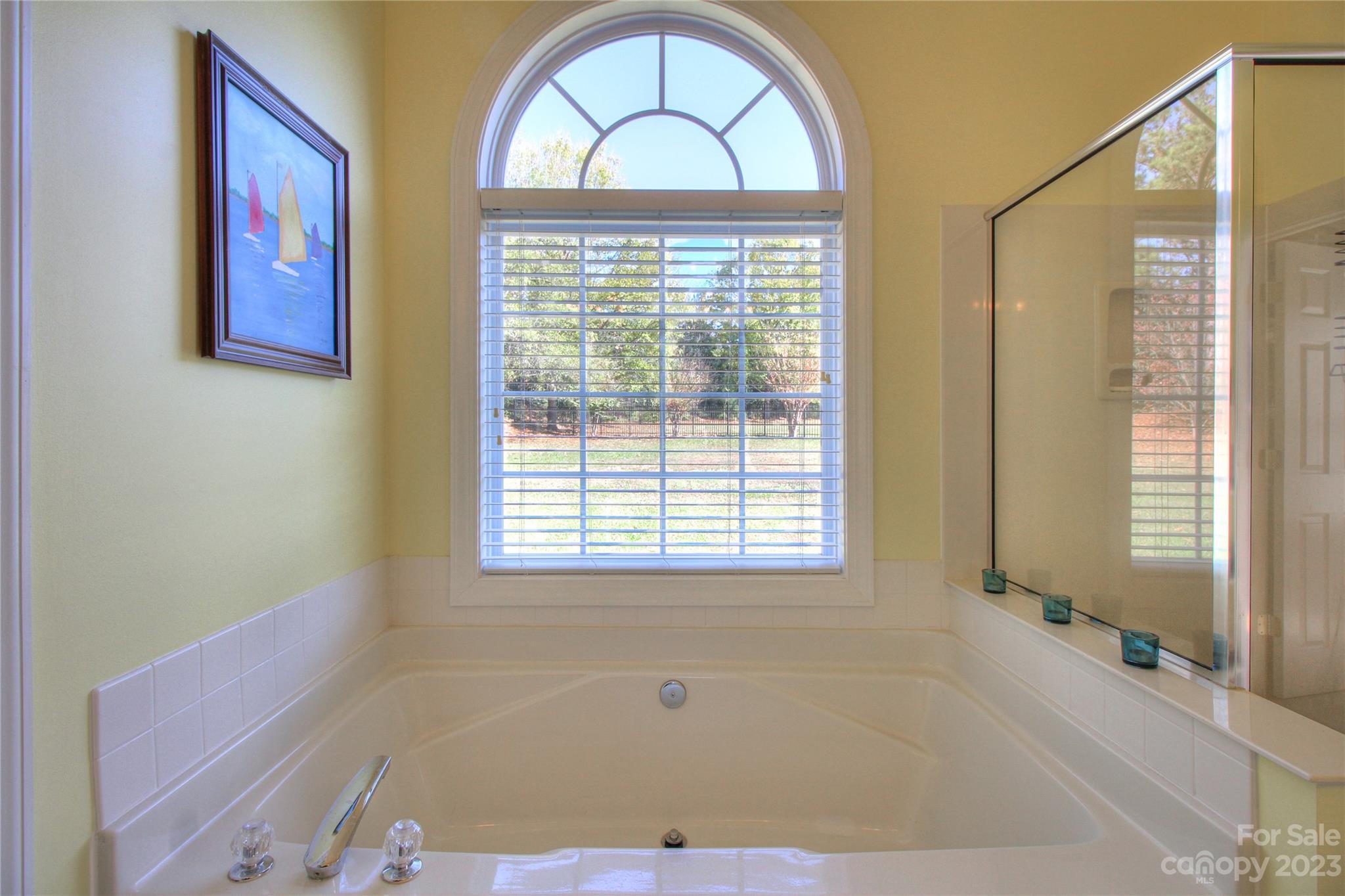 1016 Wesley Downs Road Wesley Chapel, NC 28110 - Photo 16 of 40 a bathroom with a bathtub and a shower