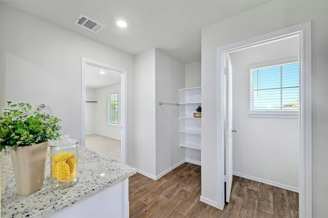 a view of empty room