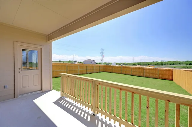 a view of balcony with outdoor space