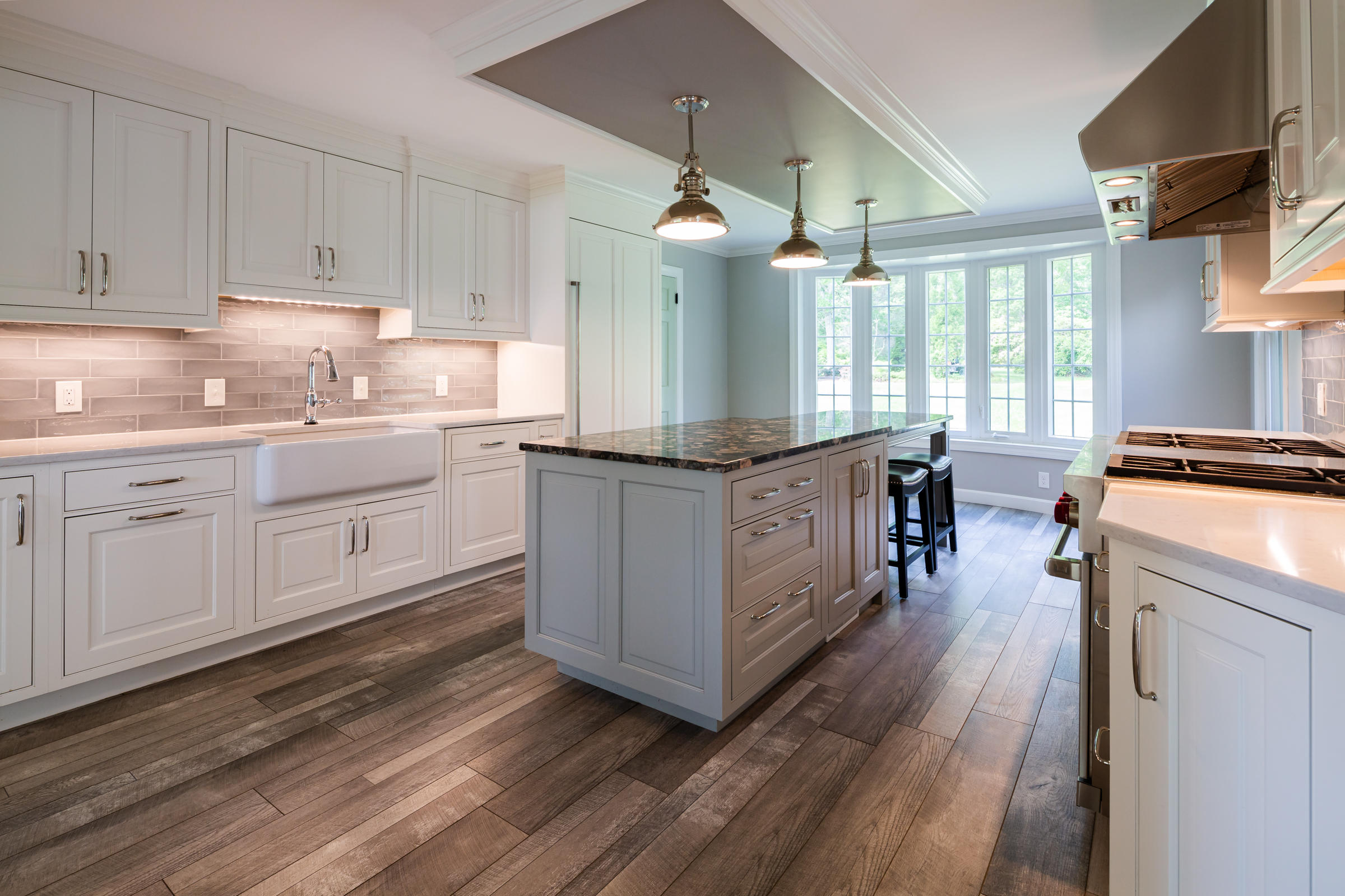 78 Wareham Road Marion, MA 02738 - Photo 21 of 47 a kitchen with granite countertop a sink cabinets and wooden floor