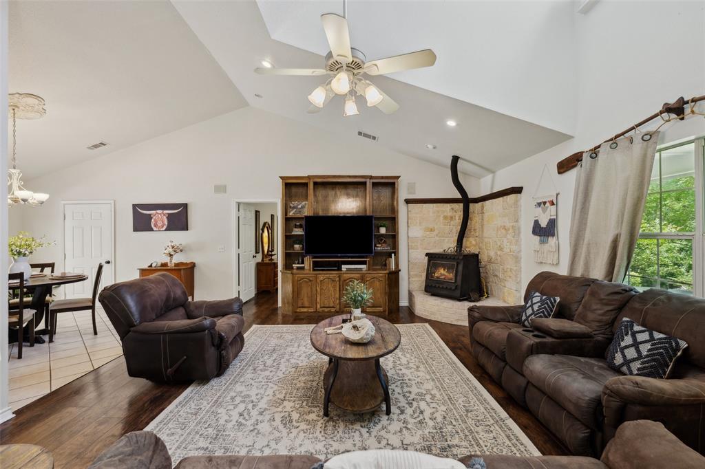1000 Ballard Road Van Alstyne, TX 75495 - Photo 9 of 40 a living room with furniture and a flat screen tv