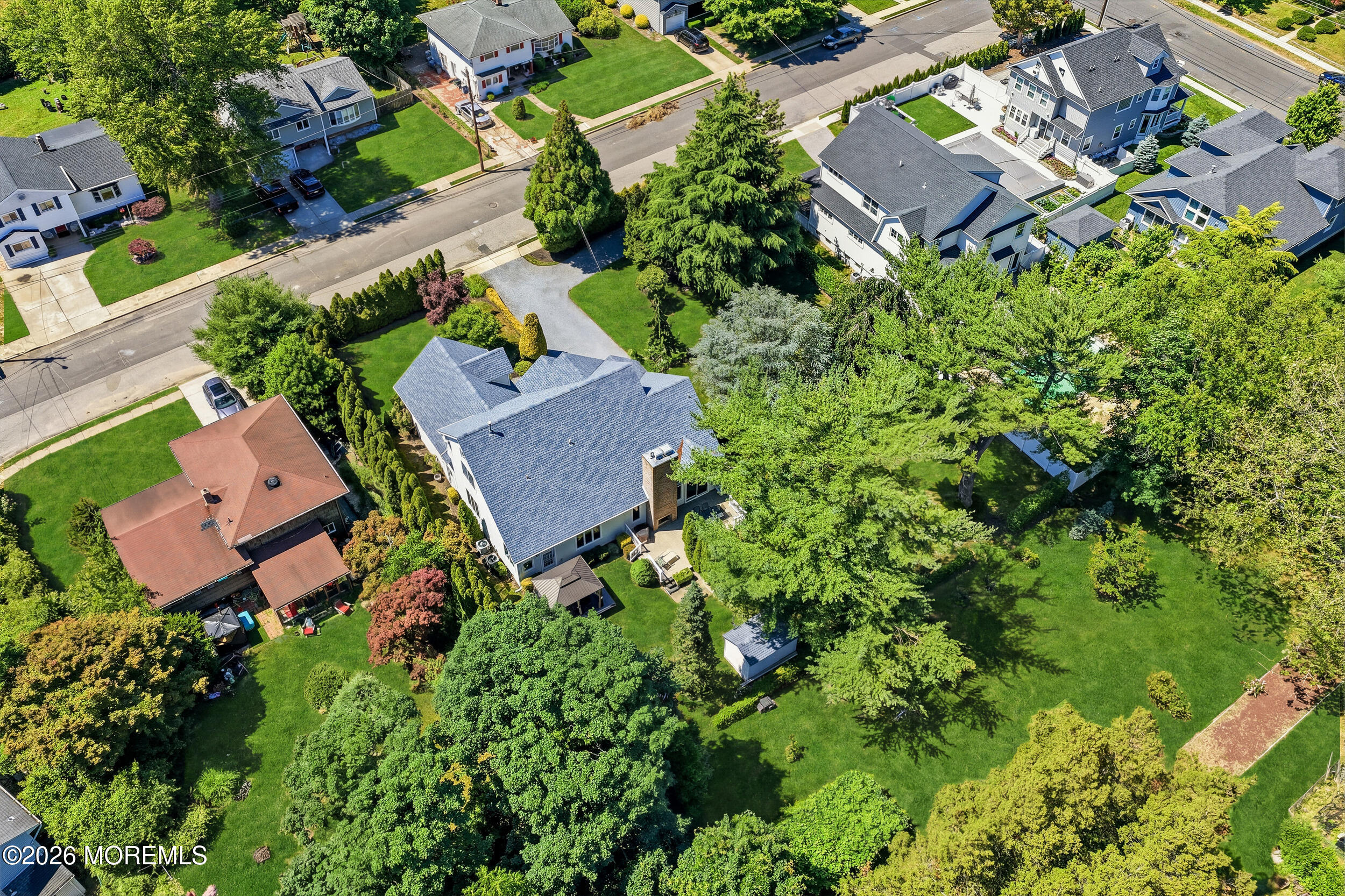 478 Rickey Lane Long Branch, NJ 07740 - Photo 12 of 64 an aerial view of a house with a yard